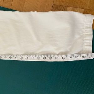 Pilcro and the Letterpress Hyphen white Chinos
